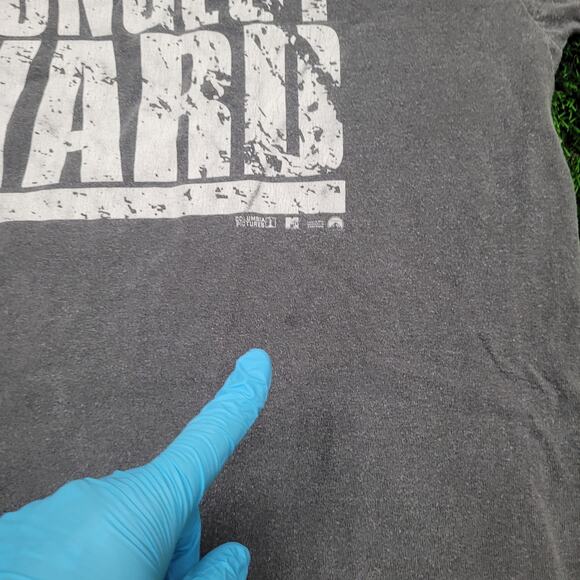 VTG The Longest Yard Movie Promo T-Shirt Mens L Adam Sandler Faded Black - Picture 6 of 8